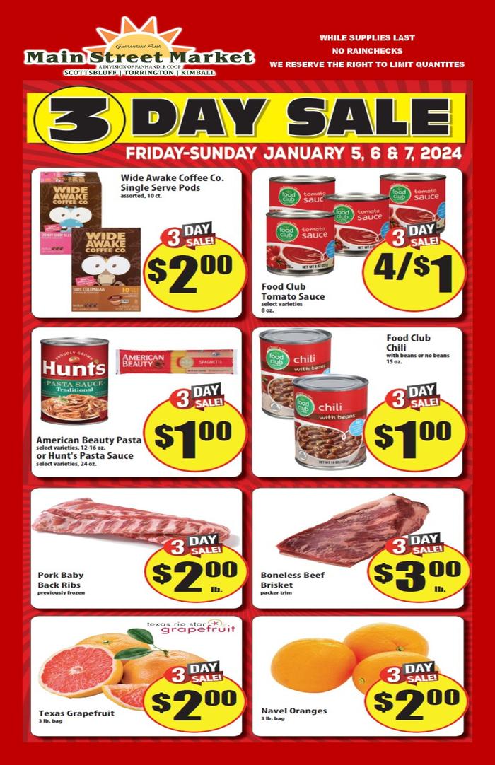 Scottsbluff Main Street Market Ad Specials